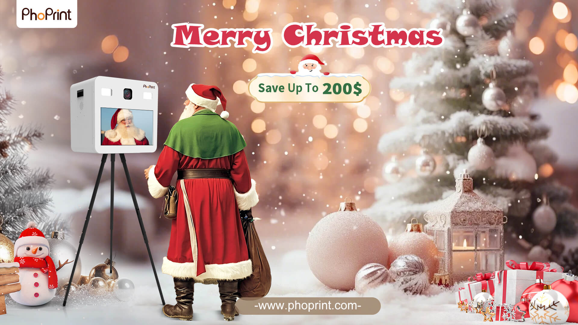 buy christmas photo booth