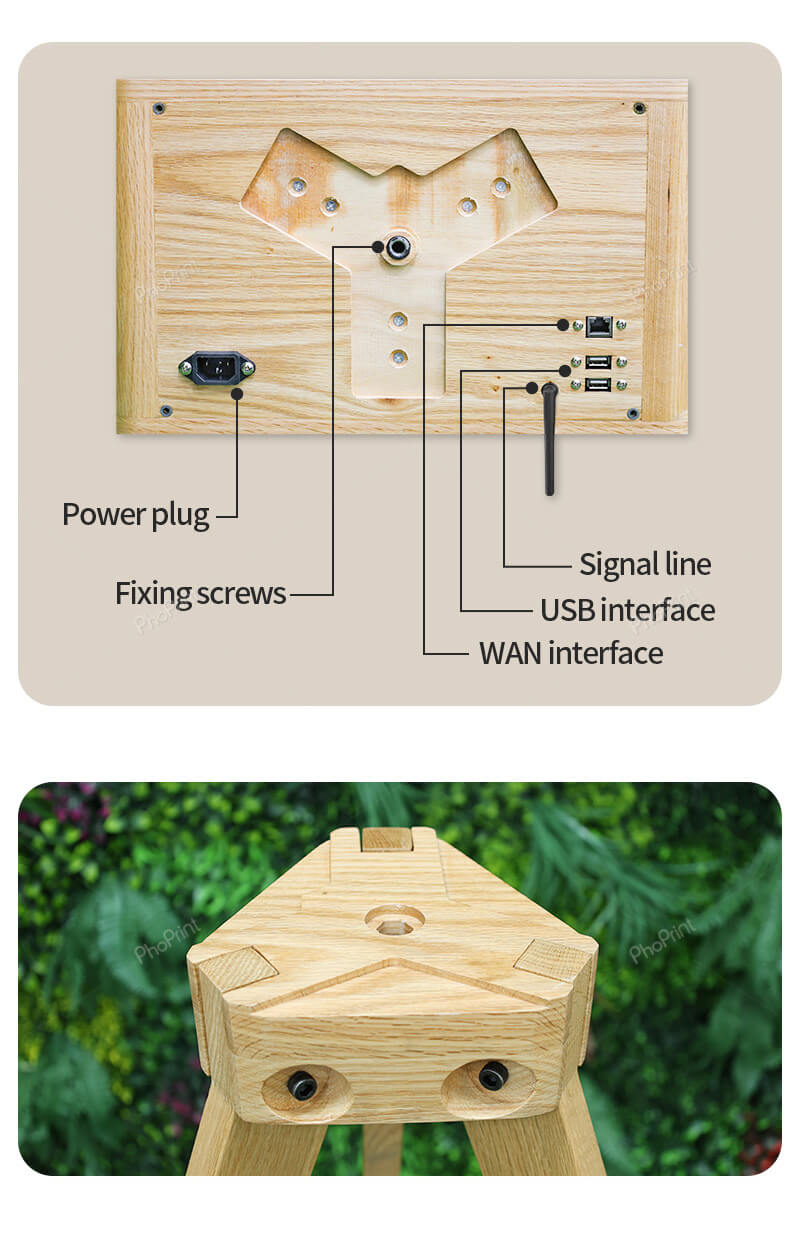 wood photo booth exporter