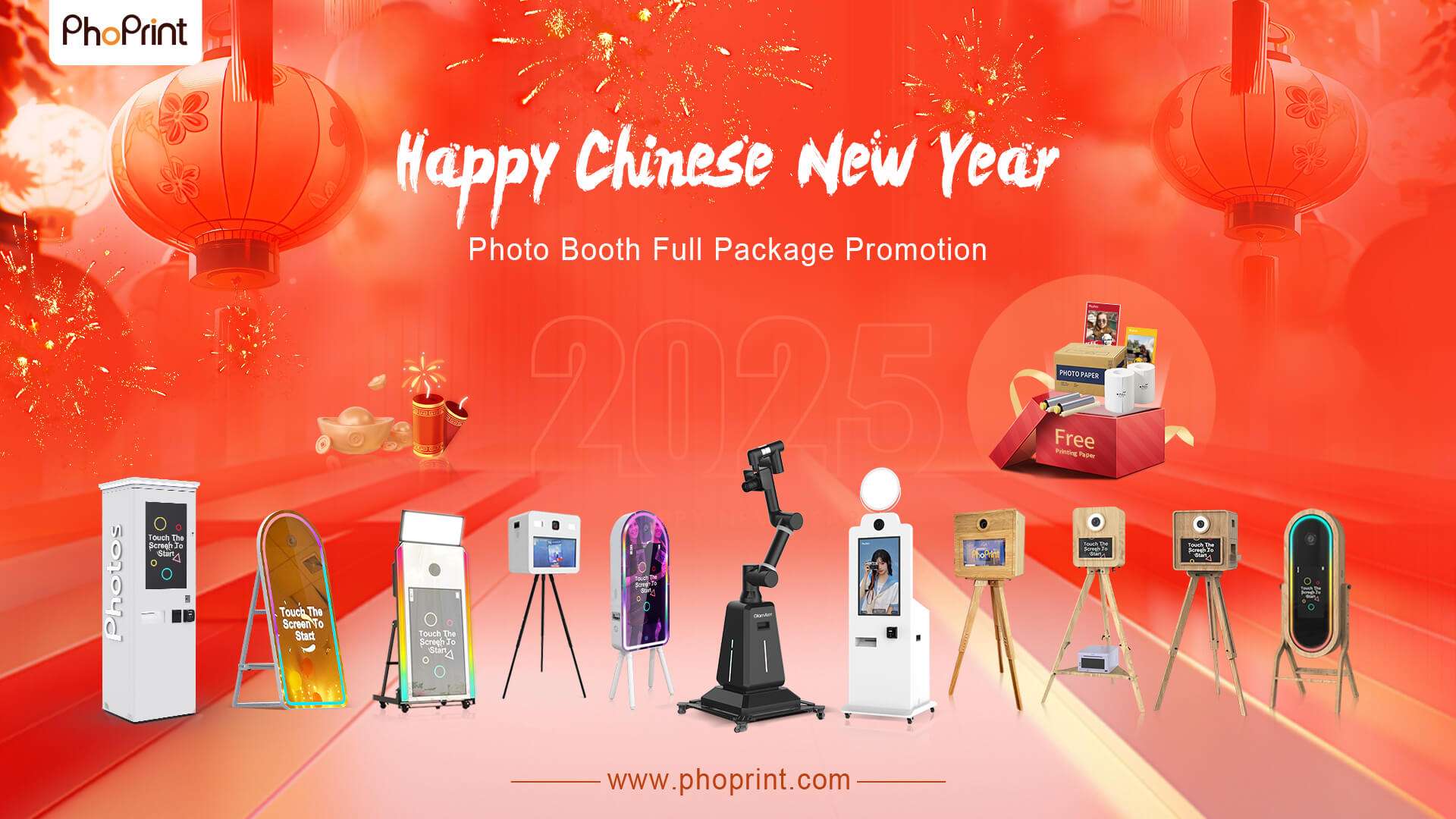 new year photo booth discount